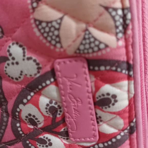 Vera Bradley Pink Wallet And Crossbody - Picture 2 of 11
